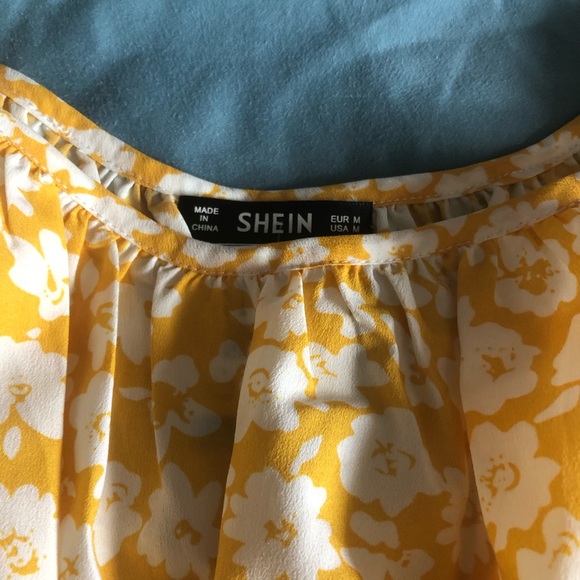 Yellow floral summer dress - Picture 5 of 8